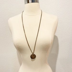 Vanessa Mooney Coin Necklace...girl on horse